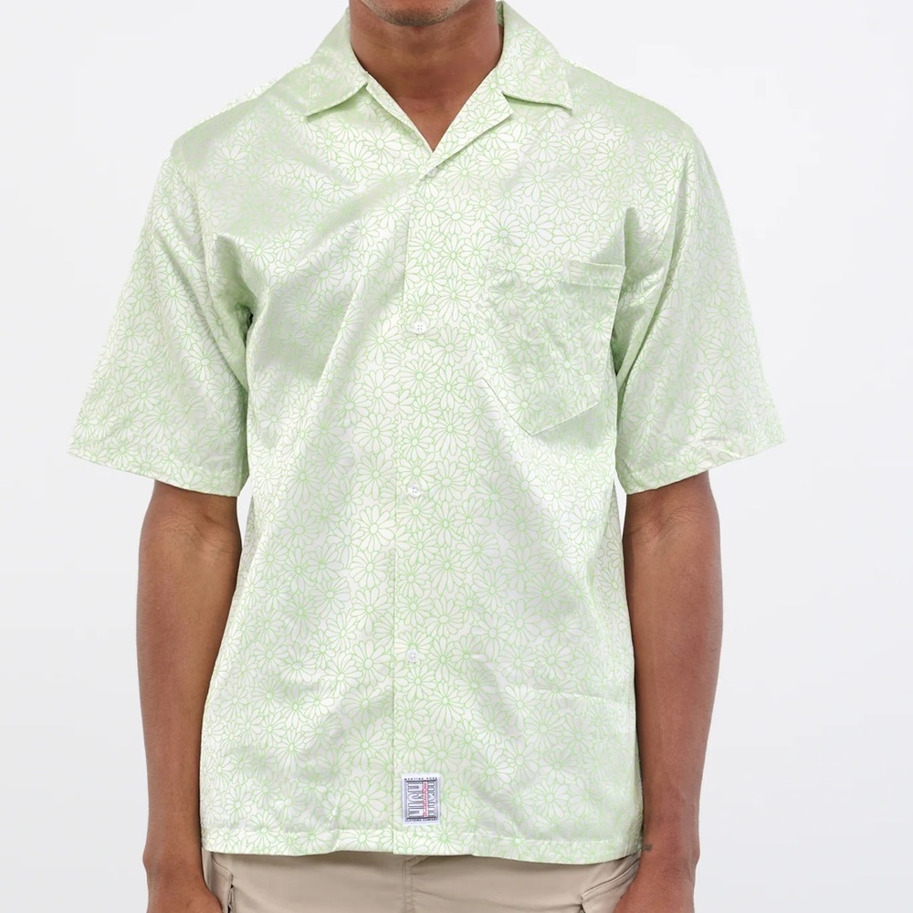 Martine Rose Hawaiian shirt satin floral print size L BRAND NEW